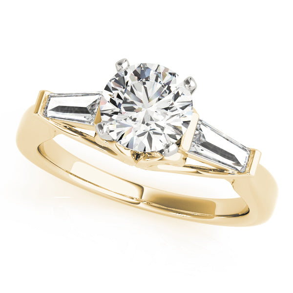 Baguette Fancy Shape Diamond Engagement Ring · 0.50 ct tw