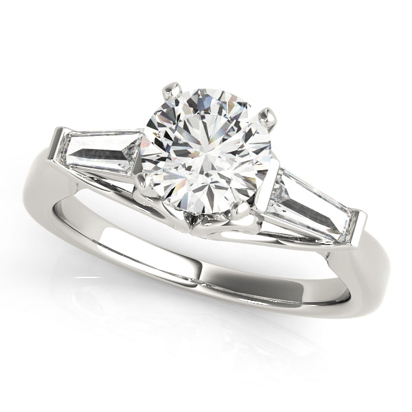 Baguette Fancy Shape Diamond Engagement Ring · 0.50 ct tw