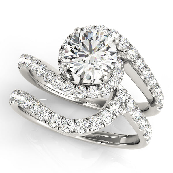 Bypass Diamond Engagement Ring · 0.35 ct tw