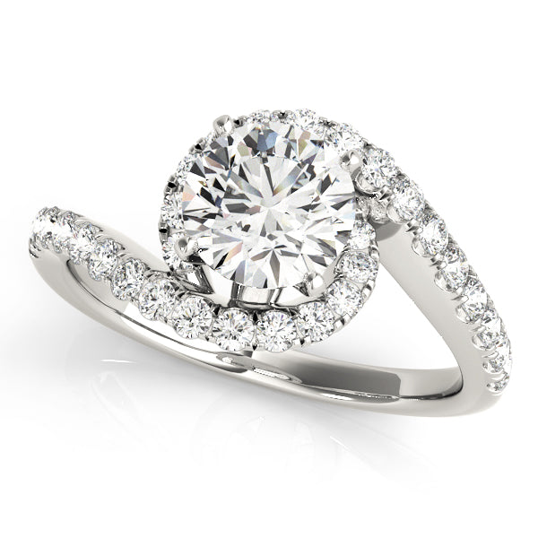 Bypass Diamond Engagement Ring · 0.35 ct tw