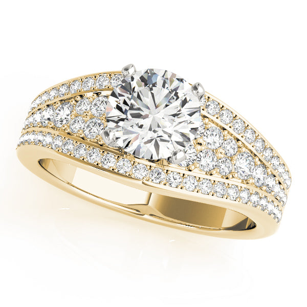Multi-Row Diamond Engagement Ring · 0.41 ct tw