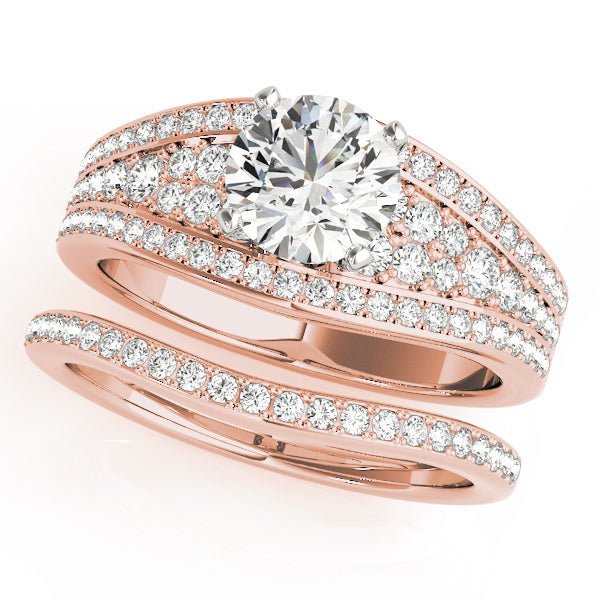 Multi-Row Diamond Engagement Ring · 0.41 ct tw