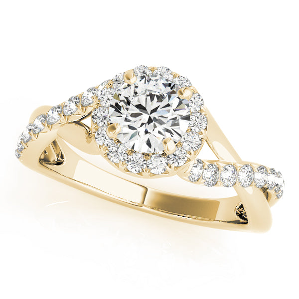 Round With Fixed Head Diamond Engagement Ring · 0.80 ct tw