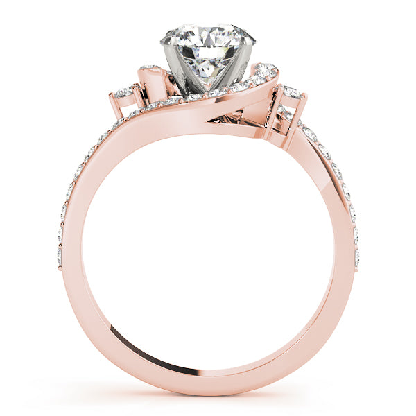 Bypass Diamond Engagement Ring · 0.39 ct tw