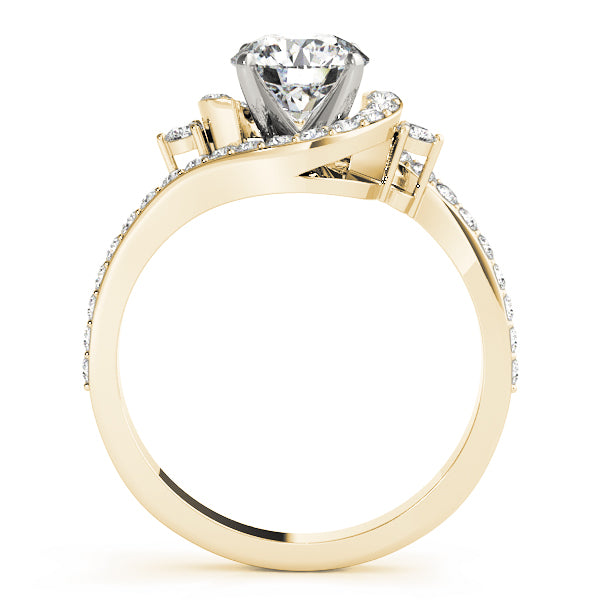 Bypass Diamond Engagement Ring · 0.39 ct tw