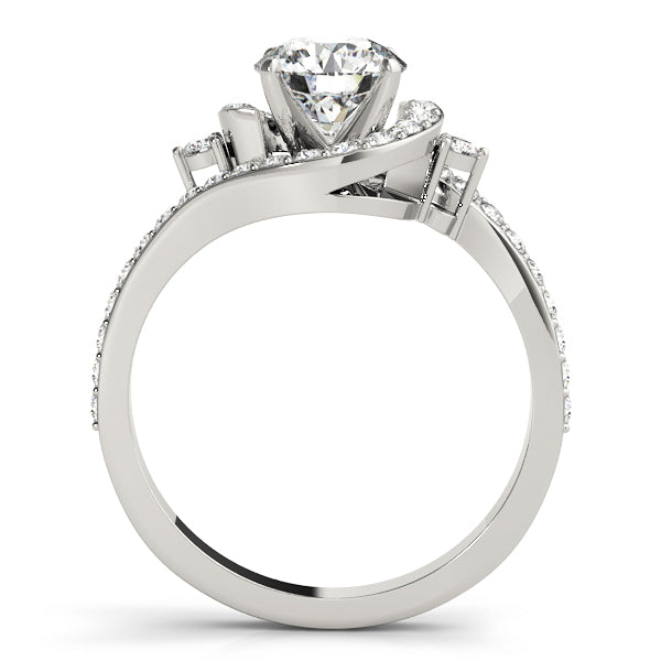 Bypass Diamond Engagement Ring · 0.39 ct tw