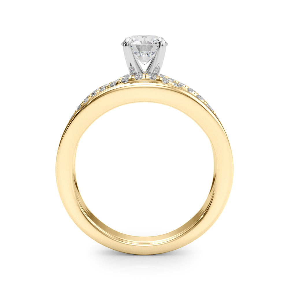 Multi-Row Diamond Engagement Ring · 0.24 ct tw