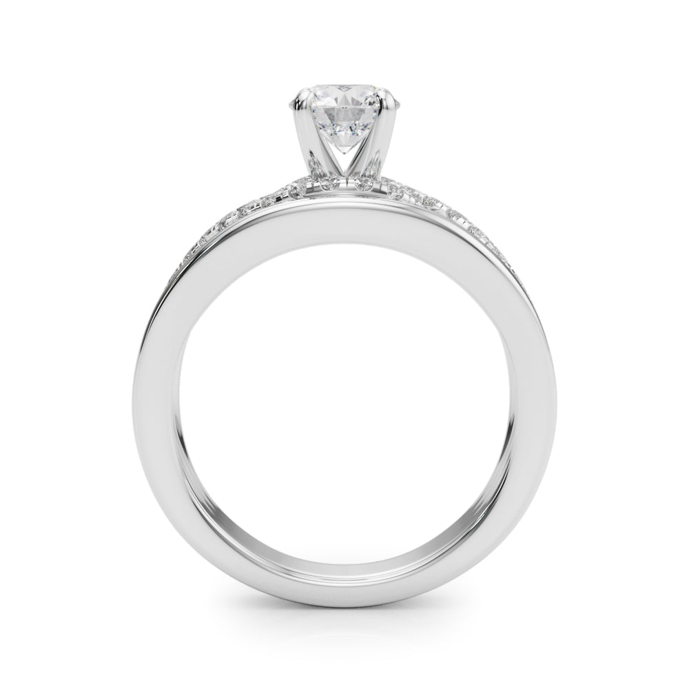 Multi-Row Diamond Engagement Ring · 0.24 ct tw