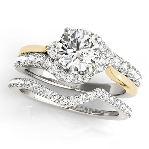 Bypass Diamond Engagement Ring · 0.52 ct tw