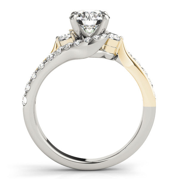 Bypass Diamond Engagement Ring · 0.52 ct tw