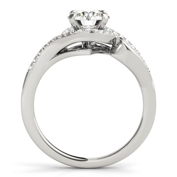 Round Halo Diamond Engagement Ring · 0.20 ct tw