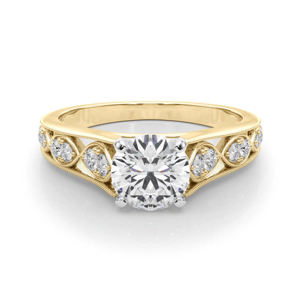 Single Row Prong Set Diamond Engagement Ring · 0.17 ct tw