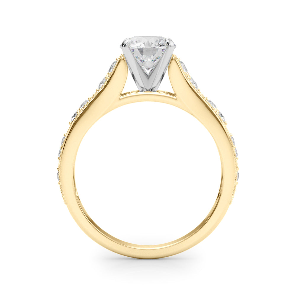 Single Row Prong Set Diamond Engagement Ring · 0.17 ct tw