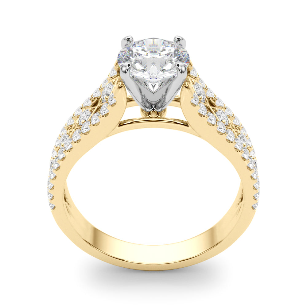 Multi-Row Diamond Engagement Ring · 0.35 ct tw