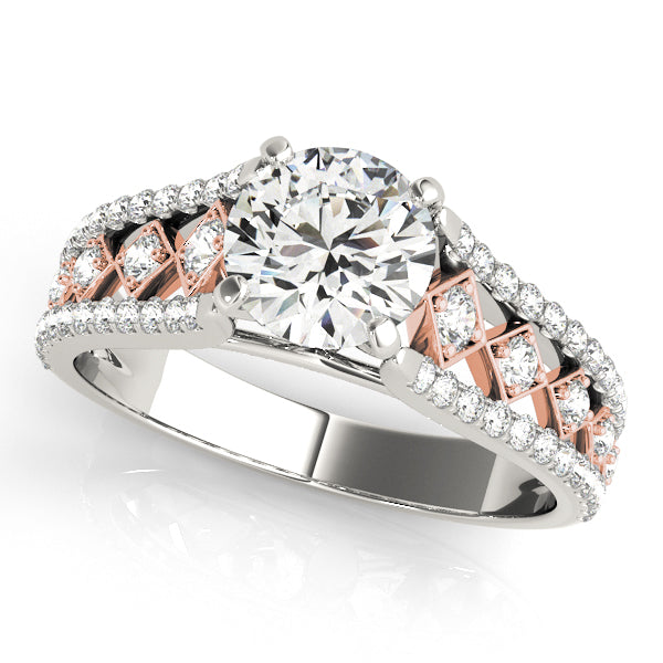 Multi-Row Diamond Engagement Ring · 0.35 ct tw