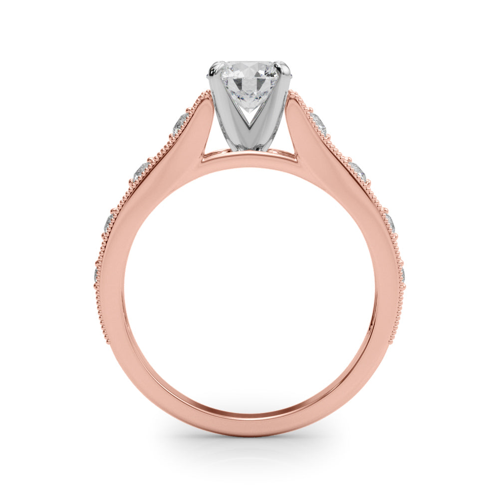 Single Row Prong Set Diamond Engagement Ring · 0.14 ct tw