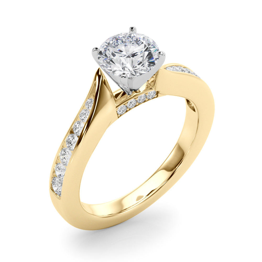 Single Row Prong Set Diamond Engagement Ring · 0.28 ct tw