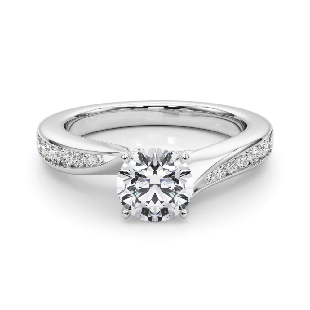 Single Row Prong Set Diamond Engagement Ring · 0.28 ct tw