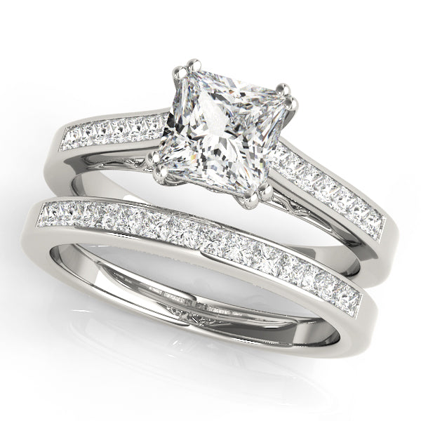 Square Diamond Engagement Ring · 1.57 ct tw