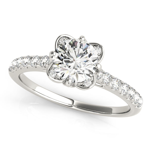 Round Diamond Engagement Ring · 0.98 ct tw