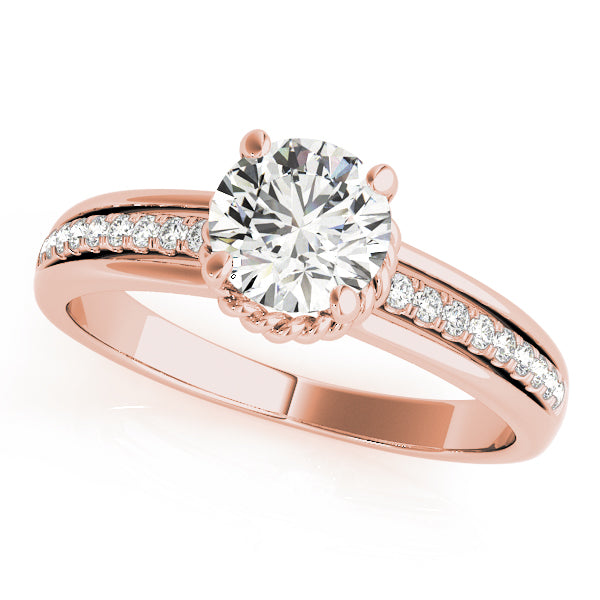 Round Diamond Engagement Ring · 0.89 ct tw