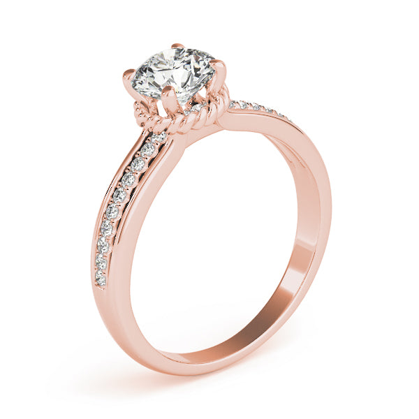 Round Diamond Engagement Ring · 0.89 ct tw