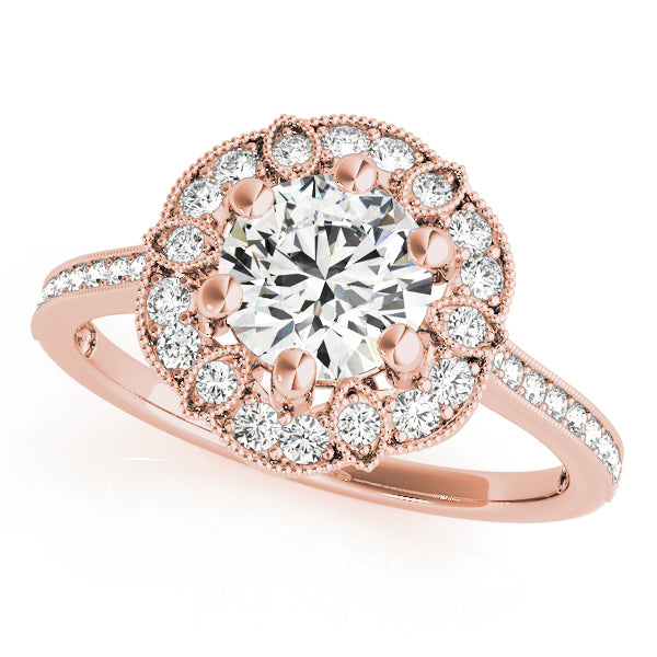 Round Diamond Engagement Ring · 0.97 ct tw
