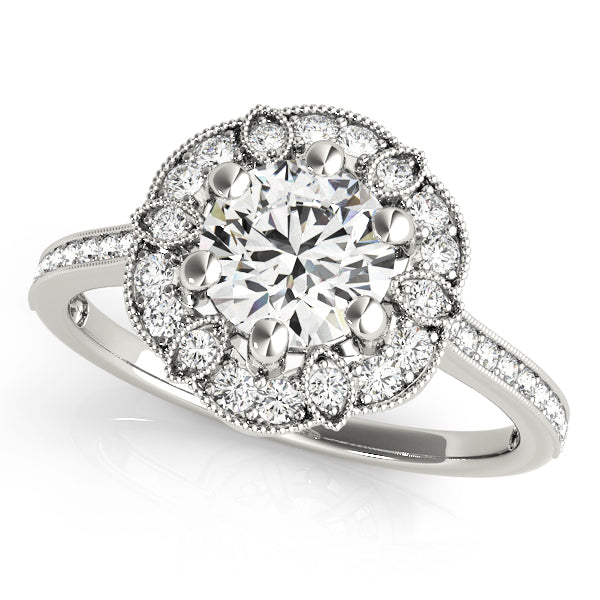 Round Diamond Engagement Ring · 0.97 ct tw