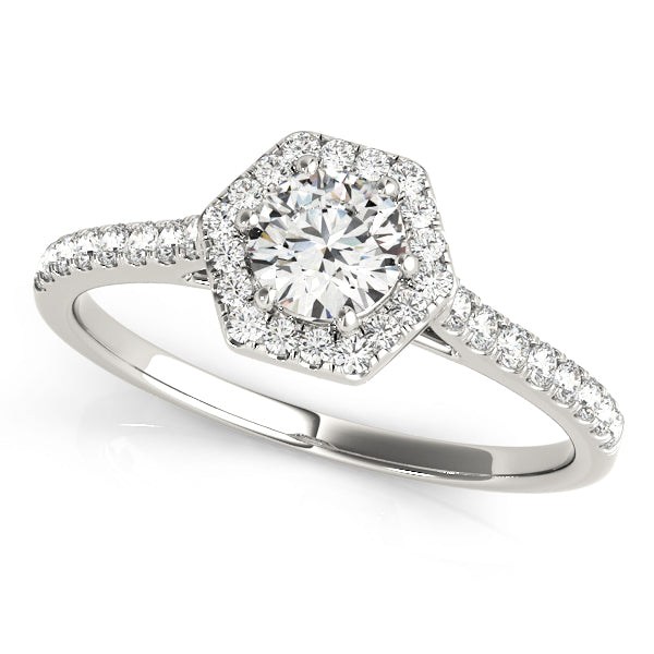 Round Diamond Engagement Ring · 0.74 ct tw