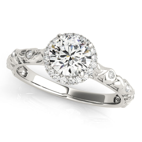 Round Diamond Engagement Ring · 0.91 ct tw