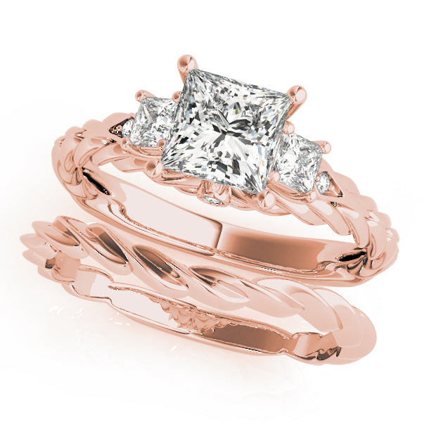 Square Diamond Engagement Ring · 0.92 ct tw