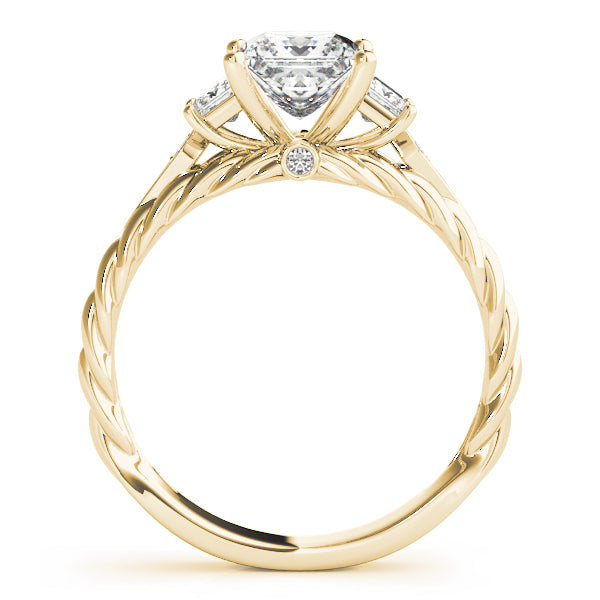 Square Diamond Engagement Ring · 0.92 ct tw