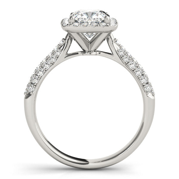Cushion Multi-Row Diamond Engagement Ring · 2.35 ct tw