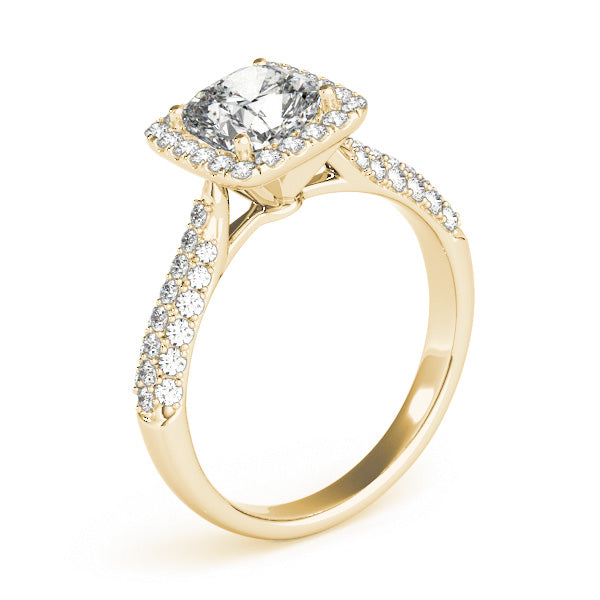 Cushion Multi-Row Diamond Engagement Ring · 2.35 ct tw