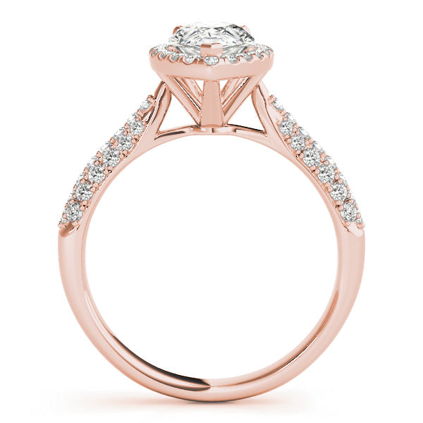 Pear Multi-Row Diamond Engagement Ring · 1.23 ct tw