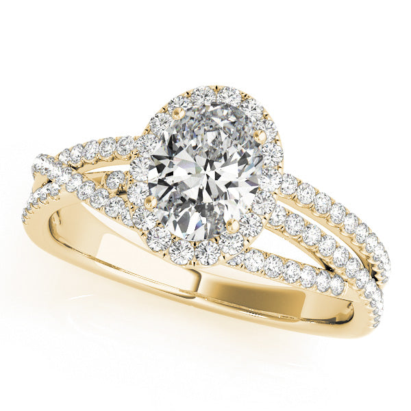 Oval Diamond Engagement Ring · 0.43 ct tw