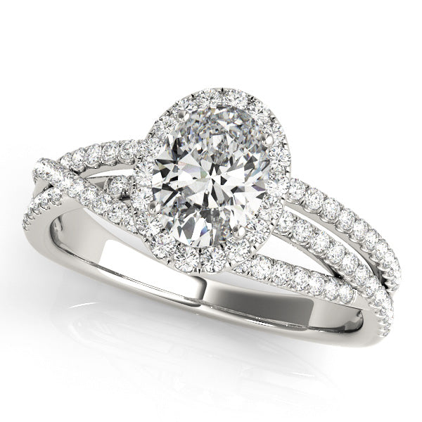 Oval Diamond Engagement Ring · 0.43 ct tw