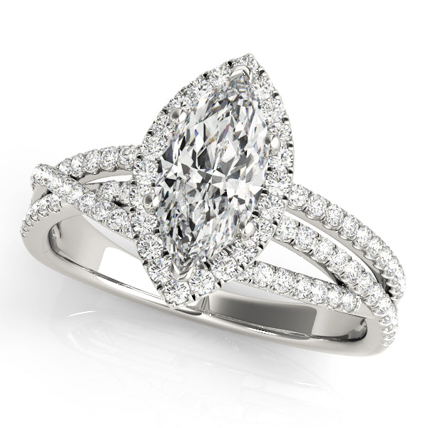 Marquise Diamond Engagement Ring · 0.76 ct tw