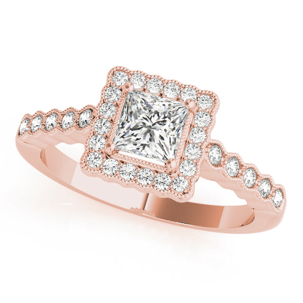 Cushion Diamond Engagement Ring · 0.86 ct tw
