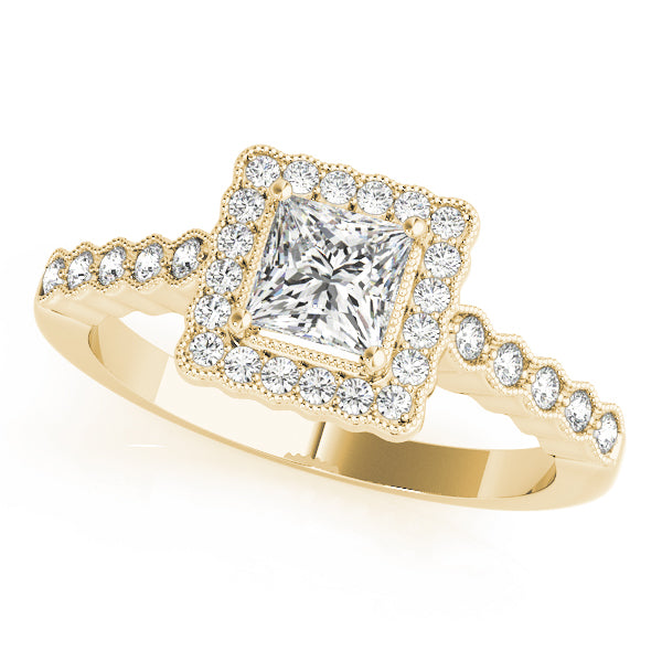 Cushion Diamond Engagement Ring · 0.86 ct tw