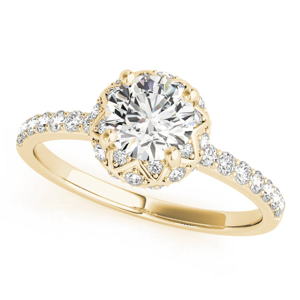 Round Diamond Engagement Ring · 0.99 ct tw