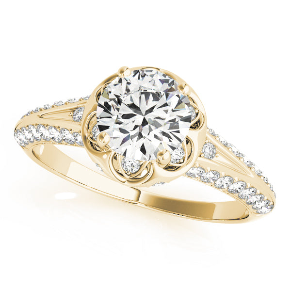 Round Diamond Engagement Ring · 0.75 ct tw