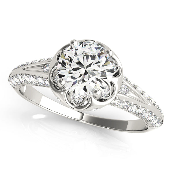 Round Diamond Engagement Ring · 0.75 ct tw