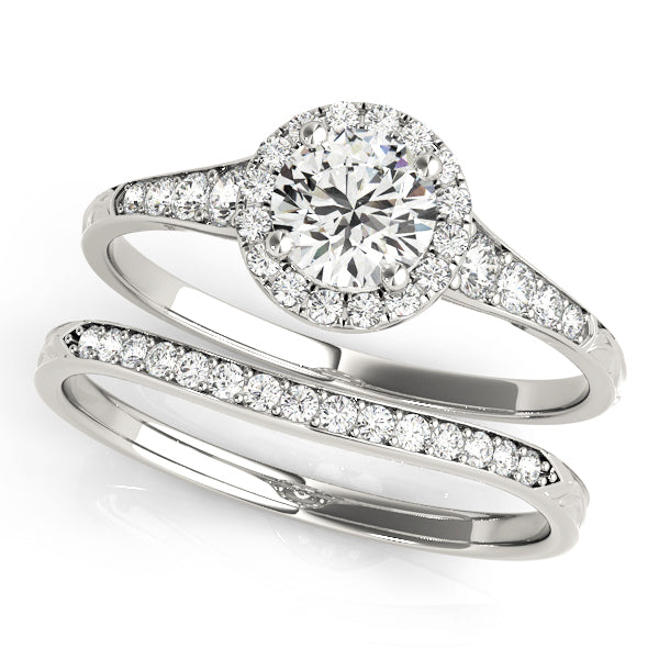 Round Diamond Engagement Ring · 0.70 ct tw