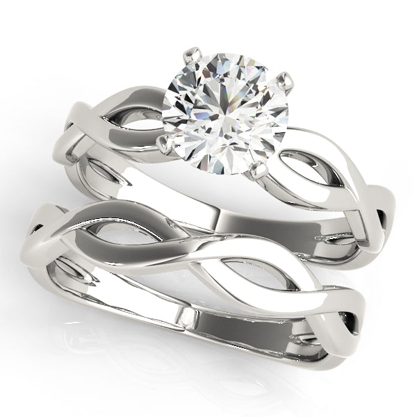 Twisted Shank Engagement Ring