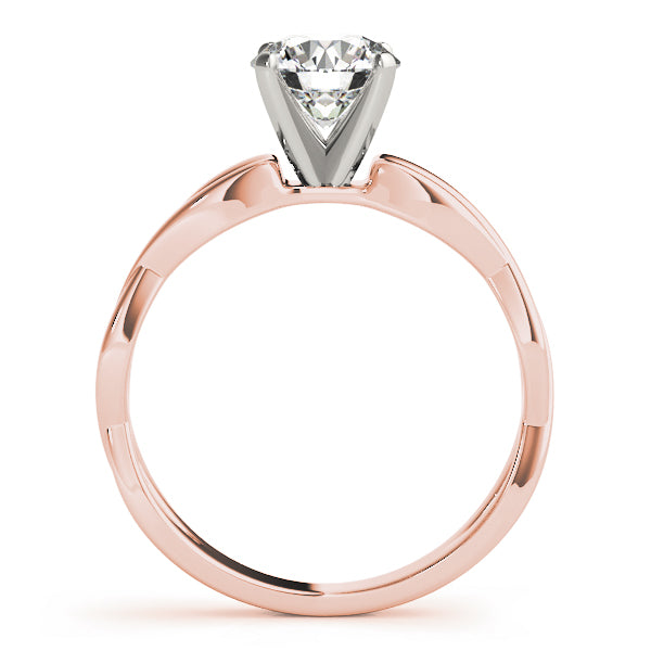 Twisted Shank Engagement Ring