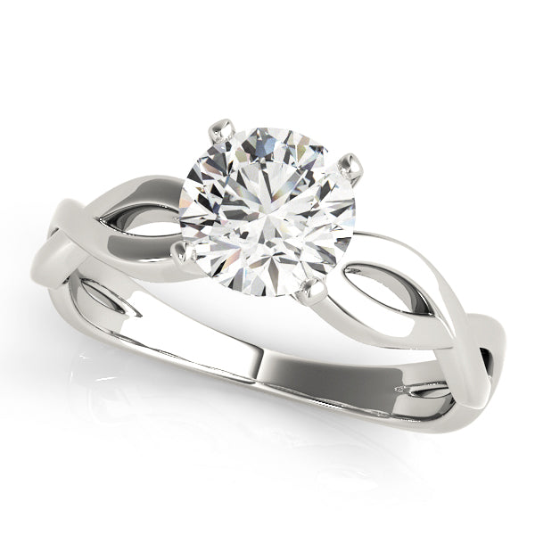 Twisted Shank Engagement Ring