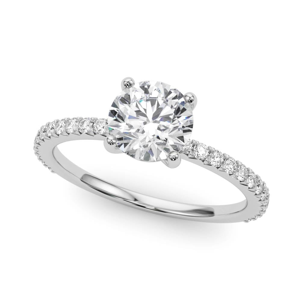 Round Diamond Engagement Ring · 1.01 ct tw