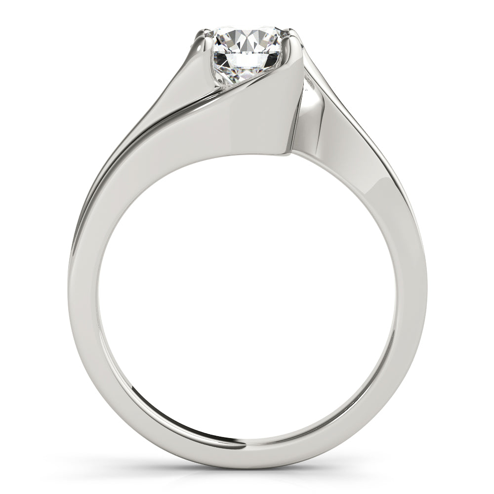 Round Bypass Diamond Engagement Ring · 1.00 ct tw