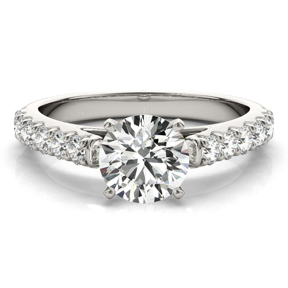Catherdal Diamond Engagement Ring · 0.48 ct tw